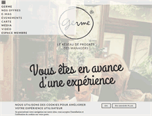 Tablet Screenshot of germe.com